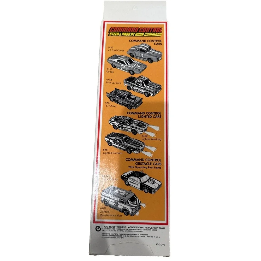 1 Case ( 24) Vintage TYCO Command Control Racing Track 9